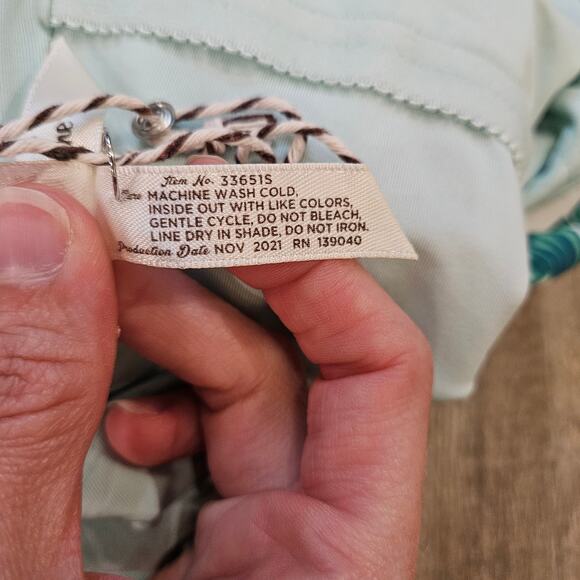 Matilda Jane Palm Tree Paradise Green/Pink Ruffle One Piece Swimsuit Size M - Picture 13 of 13